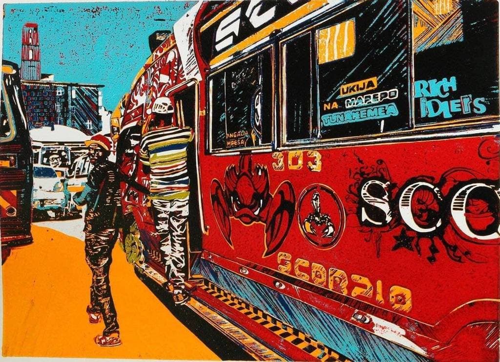 Metro Class Sacco print