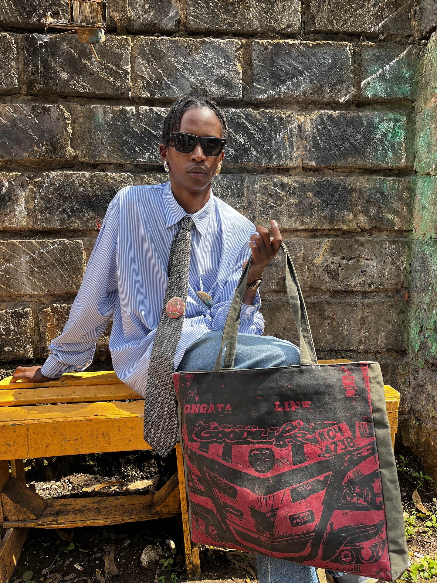 Dennis Muraguri tote bag